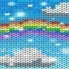 Além do papel de parede animado para Android Ilhas do céu, baixar do arquivo apk gratuito da imagem de fundo Lantejoula arco-íris .