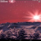 Além do papel de parede animado para Android Tulipas roxas, baixar do arquivo apk gratuito da imagem de fundo Queda de neve .