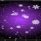 Além do papel de parede animado para Android Peixes de Coral 3D, baixar do arquivo apk gratuito da imagem de fundo Flocos de neve .