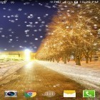 Além do papel de parede animado para Android Relógio americano, baixar do arquivo apk gratuito da imagem de fundo Noite nevada .