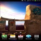 Além do papel de parede animado para Android Alfazema roxa, baixar do arquivo apk gratuito da imagem de fundo Stonehenge 3D.