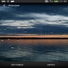 Além do papel de parede animado para Android Natureza de noite HD, baixar do arquivo apk gratuito da imagem de fundo Gotas de água .
