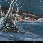 Além do papel de parede animado para Android Agite-o: Estações 3D , baixar do arquivo apk gratuito da imagem de fundo Neve de inverno .