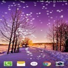 Além do papel de parede animado para Android Dentes-de-leão , baixar do arquivo apk gratuito da imagem de fundo Neve de inverno .