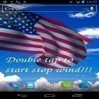 Baixar 3D Bandeira de EUA para Android, bem como dos outros papéis de parede animados gratuitos para Samsung Galaxy Mini S5570.