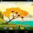 Além do papel de parede animado para Android Pôr do sol de girassol, baixar do arquivo apk gratuito da imagem de fundo Outono.