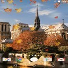 Além do papel de parede animado para Android Selva de flores, baixar do arquivo apk gratuito da imagem de fundo Outono em Paris.