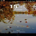 Além do papel de parede animado para Android Relógio, calendário, bateria , baixar do arquivo apk gratuito da imagem de fundo Rio do outono HD.