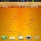 Além do papel de parede animado para Android Relógio na tela, baixar do arquivo apk gratuito da imagem de fundo Cerveja.