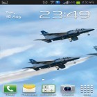 Além do papel de parede animado para Android Bandeira 3D de Rússia, baixar do arquivo apk gratuito da imagem de fundo Impulso azul.