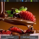 Além do papel de parede animado para Android Nuvens flutuando, baixar do arquivo apk gratuito da imagem de fundo Chocolates.