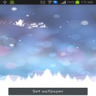 Além do papel de parede animado para Android Relógio de flores, baixar do arquivo apk gratuito da imagem de fundo Sonho de Natal.