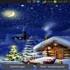 Além do papel de parede animado para Android Ilhas materiais, baixar do arquivo apk gratuito da imagem de fundo Noite de Natal.
