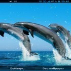Além do papel de parede animado para Android Ondas do oceano , baixar do arquivo apk gratuito da imagem de fundo Golfinho 3D.