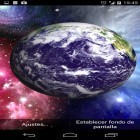 Além do papel de parede animado para Android Relógio com Rosas , baixar do arquivo apk gratuito da imagem de fundo Terra 3D.