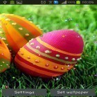Além do papel de parede animado para Android Árvores da primavera , baixar do arquivo apk gratuito da imagem de fundo Páscoa ortodoxa 2015.