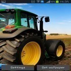 Além do papel de parede animado para Android Cachoeira 3D, baixar do arquivo apk gratuito da imagem de fundo Tractor agrícolo 3D.