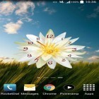 Além do papel de parede animado para Android Brilho , baixar do arquivo apk gratuito da imagem de fundo Relógio de flores.