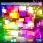 Além do papel de parede animado para Android Amor e flores, baixar do arquivo apk gratuito da imagem de fundo Cores voadoras.