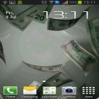 Além do papel de parede animado para Android Romântico , baixar do arquivo apk gratuito da imagem de fundo Dólares voando 3D.