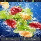 Além do papel de parede animado para Android Praia da noite, baixar do arquivo apk gratuito da imagem de fundo Frutas.