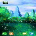 Além do papel de parede animado para Android Tornado 3D, baixar do arquivo apk gratuito da imagem de fundo Jardim.