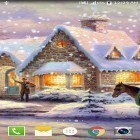 Além do papel de parede animado para Android Golfinho 3D, baixar do arquivo apk gratuito da imagem de fundo Pintado à mão: Floco de neve.