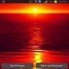 Além do papel de parede animado para Android Sirene de polícia: Semáforo e som, baixar do arquivo apk gratuito da imagem de fundo Pôr do sol quente.