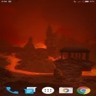 Além do papel de parede animado para Android Bandeira 3D da Albânia, baixar do arquivo apk gratuito da imagem de fundo Lava.