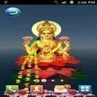 Além do papel de parede animado para Android Folhas frescas, baixar do arquivo apk gratuito da imagem de fundo Laxmi Pooja 3D.