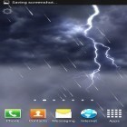 Além do papel de parede animado para Android Peixes de neon, baixar do arquivo apk gratuito da imagem de fundo Tempestade de relâmpagos.