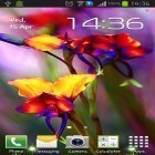 Além do papel de parede animado para Android Folhas frescas, baixar do arquivo apk gratuito da imagem de fundo Pequenas flores de verão.