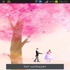 Além do papel de parede animado para Android Flor do vintage, baixar do arquivo apk gratuito da imagem de fundo Árvore de amor.
