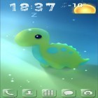 Além do papel de parede animado para Android Ondas de neon, baixar do arquivo apk gratuito da imagem de fundo Mini dino.