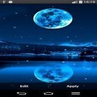 Além do papel de parede animado para Android Preto, baixar do arquivo apk gratuito da imagem de fundo Luz da lua.