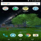 Além do papel de parede animado para Android Flores da Primavera: Chuva, baixar do arquivo apk gratuito da imagem de fundo Árvore natural.