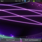 Além do papel de parede animado para Android Minha flor 3D, baixar do arquivo apk gratuito da imagem de fundo Ondas de neon.