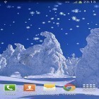 Além do papel de parede animado para Android Noite mística, baixar do arquivo apk gratuito da imagem de fundo Ano Novo: Neve.