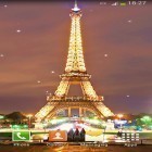 Além do papel de parede animado para Android Bola Fofa Rosa, baixar do arquivo apk gratuito da imagem de fundo Noite em Paris.