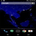 Além do papel de parede animado para Android Lareira de Ano Novo 2015, baixar do arquivo apk gratuito da imagem de fundo Planeta à noite.