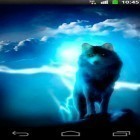 Além do papel de parede animado para Android Microcosmo de neon, baixar do arquivo apk gratuito da imagem de fundo Noite de lobos .