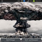 Além do papel de parede animado para Android Balão de ar quente, baixar do arquivo apk gratuito da imagem de fundo Explosão nuclear.