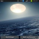 Além do papel de parede animado para Android Jesus vibrante, baixar do arquivo apk gratuito da imagem de fundo Oceano à noite.