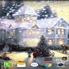 Além do papel de parede animado para Android Fractal, baixar do arquivo apk gratuito da imagem de fundo Natal pintada.