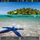 Além do papel de parede animado para Android , baixar do arquivo apk gratuito da imagem de fundo Ilha paradisíaca.
