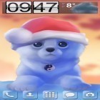 Além do papel de parede animado para Android Noite do inverno, baixar do arquivo apk gratuito da imagem de fundo Ursinho polar.