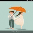 Além do papel de parede animado para Android Dança, baixar do arquivo apk gratuito da imagem de fundo Romântico das chuvas.