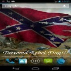 Baixar papel de parede animado Bandeira de rebelde para desktop de celular ou tablet.