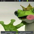 Além do papel de parede animado para Android Animal selvagem, baixar do arquivo apk gratuito da imagem de fundo Sapo real.