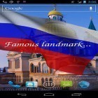 Além do papel de parede animado para Android Microcosmo de neon, baixar do arquivo apk gratuito da imagem de fundo Bandeira de Russia 3D.